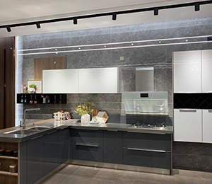 Bagong Model Stainless Steel Kitchen Cabinet mula sa Guangzhou Kitchen Cabinet