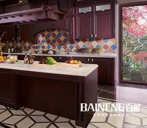 Bagong Model Kitchen Cabinet na may Classic Style mula sa Furniture Kitchen Factory.