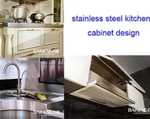 Paano Mo Disenyo ng Stainless Steel Kitchen Cabinets Mas Praktikal