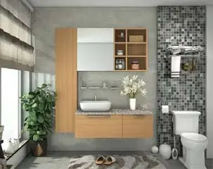 Stainless Steel Home High-End Custom Bathroom Cabinets Makikita ang Life Mas kulay!